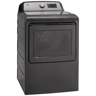 27" GE 7.4 Cu. Ft. Capacity Electric Dryer With Sanitize Cycle in Diamond Grey - GTD72EBMNDG