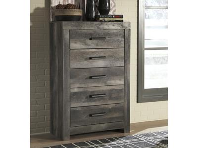 Signature Design by Ashley Wynnlow Five Drawer Chest B440-46 Gray