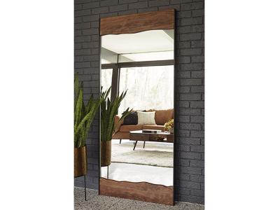 Signature Design by Ashley Panchali Floor Mirror Brown/Black - A8010197