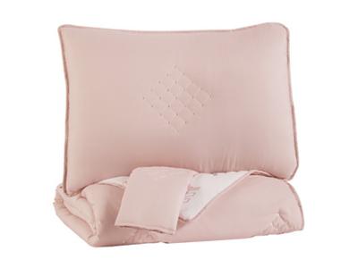 Signature Design by Ashley Lexann Full Comforter Set in Pink/White/Gray - Q901003F