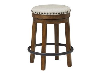 Signature Design by Ashley Valebeck UPH Swivel Stool (1/CN) D546-124 Brown/Black