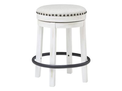 Signature Design by Ashley Valebeck UPH Swivel Stool (1/CN) D546-324 White/Black