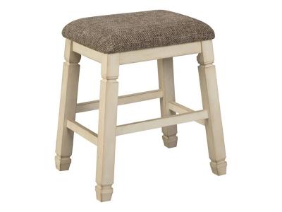 Signature Design by Ashley Bolanburg Upholstered Stool (2/CN) D647-024 Two-tone