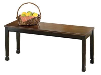 Signature Design by Ashley Owingsville Large Dining Room Bench D580-00 Black/Brown