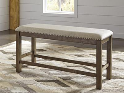 Signature Design by Ashley Moriville Double UPH Bench (1/CN) D631-09 Beige