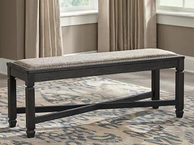 Signature Design by Ashley Tyler Creek Upholstered Bench D736-00 Black/Grayish Brown