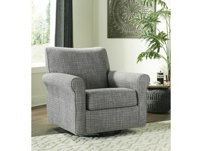 Signature Design by Ashley Renley Swivel Glider Accent Chair in Ash - A3000002