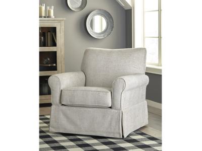 Signature Design by Ashley Searcy Swivel Glider Accent Chair in Quartz - A3000006