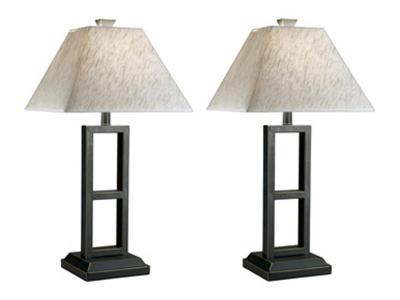 Signature Design by Ashley Deidra Metal Table Lamp in Black - L318924