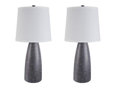 Signature Design by Ashley Shavontae Poly Table Lamp L243004 Gray