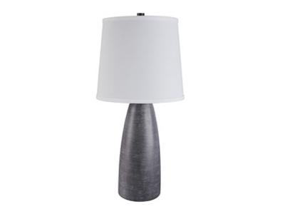 Signature Design by Ashley Shavontae Poly Table Lamp L243004 Gray