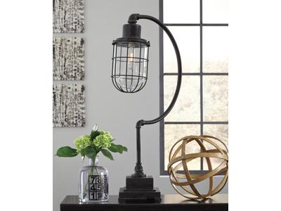 Signature Design by Ashley Jae Metal Desk Lamp (1/CN) L734232 Antique Black