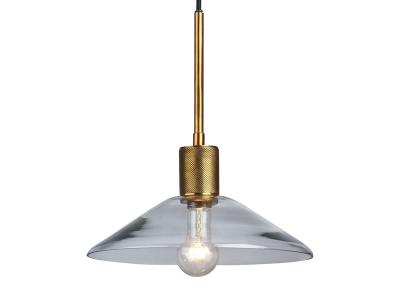 Signature Design by Ashley Chaness Glass Pendant Light (1/CN) L000718 Clear/Brass