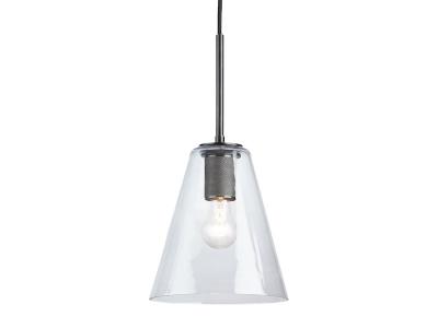 Signature Design by Ashley Collbrook Glass Pendant Light (1/CN) L000678 Clear/Black Finish