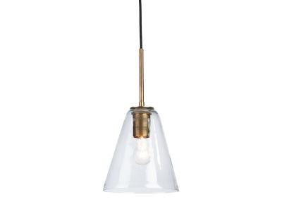 Signature Design by Ashley Collbrook Glass Pendant Light (1/CN) L000668 Clear/Brass