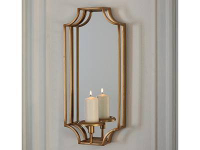 Signature Design by Ashley Dumi Wall Sconce A8010153 Gold Finish