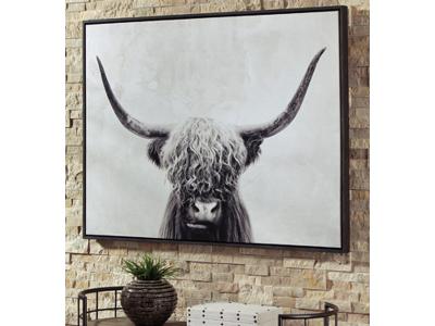 Signature Design by Ashley Pancho Wall Art A8000258 Black/White