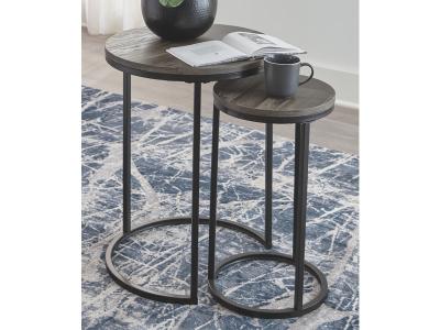 Signature Design by Ashley Briarsboro Accent Table Set (2/CN) A4000231 Black/Gray