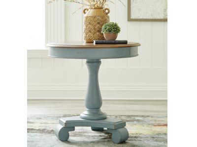 Signature Design by Ashley Mirimyn Accent Table A4000379 Teal/Brown