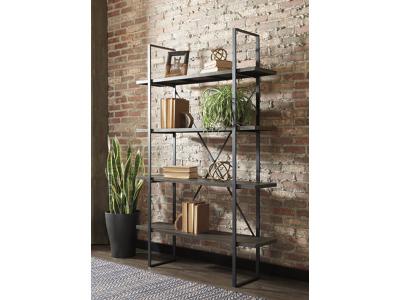 Signature Design by Ashley Gilesgrove Bookcase in Black/Gray - A4000017