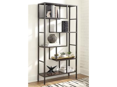 Signature Design by Ashley Frankwell Bookcase in Brown/Black - A4000021