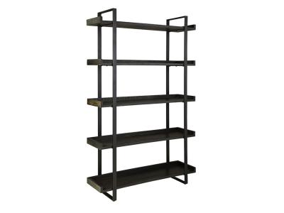 Signature Design by Ashley Kevmart Bookcase in Grayish Brown/Black - A4000532