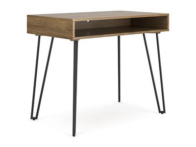 Signature Design by Ashley Strumford Home Office Desk in Brown/Black - H449-10