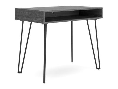 Signature Design by Ashley Strumford Home Office Desk in Charcoal/Black - H449-110