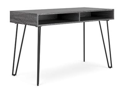 Signature Design by Ashley Strumford Home Office Desk in Charcoal/Black - H449-114