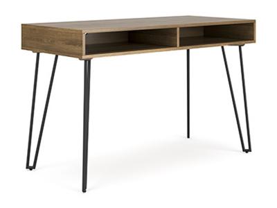 Signature Design by Ashley Strumford Home Office Desk in Brown/Black - H449-14