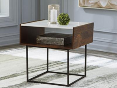 Signature Design by Ashley Rusitori Rectangular End Table T169-3 Multi