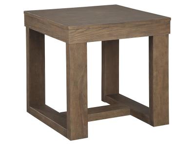 Signature Design by Ashley Cariton Square End Table T471-2 Gray