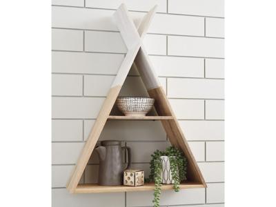 Signature by Ashley Wall Shelf/Cadel/White/Natural A8010201