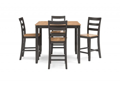 Signature Design by Ashley Gesthaven 5 Piece Counter Dining Set in Natural/Brown - D396-223