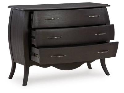 Signature Design by Ashley Coltner Accent Cabinet in Black - A4000572