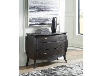 Signature Design by Ashley Coltner Accent Cabinet in Black - A4000572