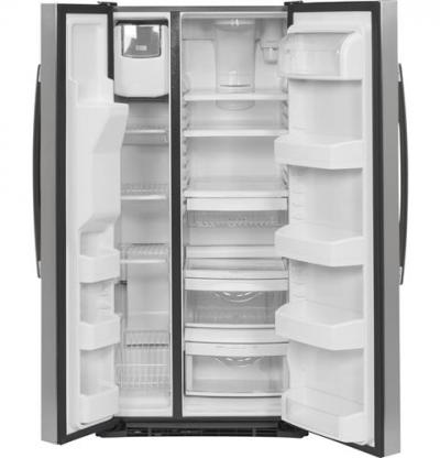 33" GE 23.2 Cu. Ft. Side-By-Side Refrigerator - GSS23GSKSS