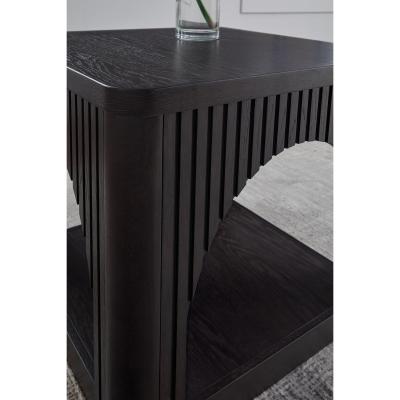 Signature Design by Ashley Square End Table/Yellink/Black - T760-2