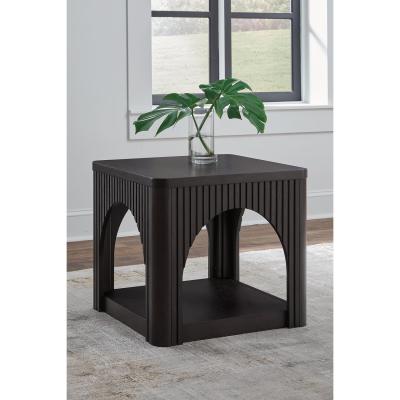 Signature Design by Ashley Square End Table/Yellink/Black - T760-2