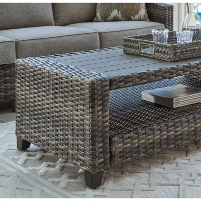 Signature Design by Ashley Oasis Court 4 Piece Outdoor Seating Set - P335-081