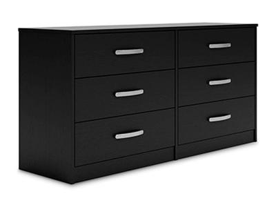 Signature by Ashley Six Drawer Dresser/Finch/Black EB3392-231