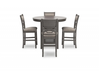 Signature Design by Ashley Wrenning 5 Piece Counter Dining Set in Gray - D425-223