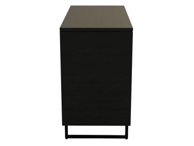 39" Corcoran Black Mango Sideboard with Cane Doors - BU-812S-BL