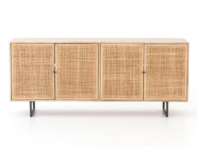 69" Corcoran Mango Sideboard with Cane Doors - BU-0812-MA