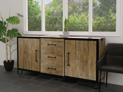 Corcoran Industrial Mango Wood Sideboard - CC-2019-08-D