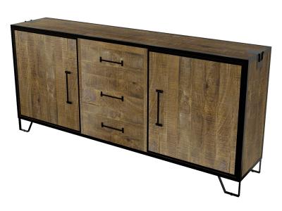 Corcoran Industrial Mango Wood Sideboard - CC-2019-08-D