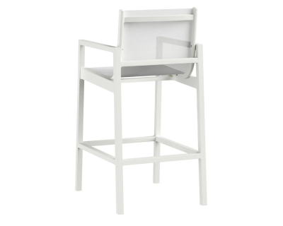 Sunpan Merano Barstool in White - 111227