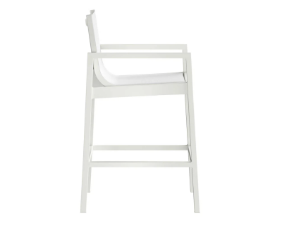 Sunpan Merano Barstool in White - 111227