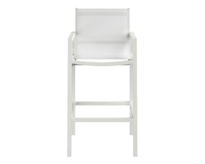 Sunpan Merano Barstool in White - 111227