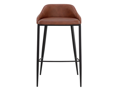 Sunpan Astra Barstool in Cinnamon Brown - 111082